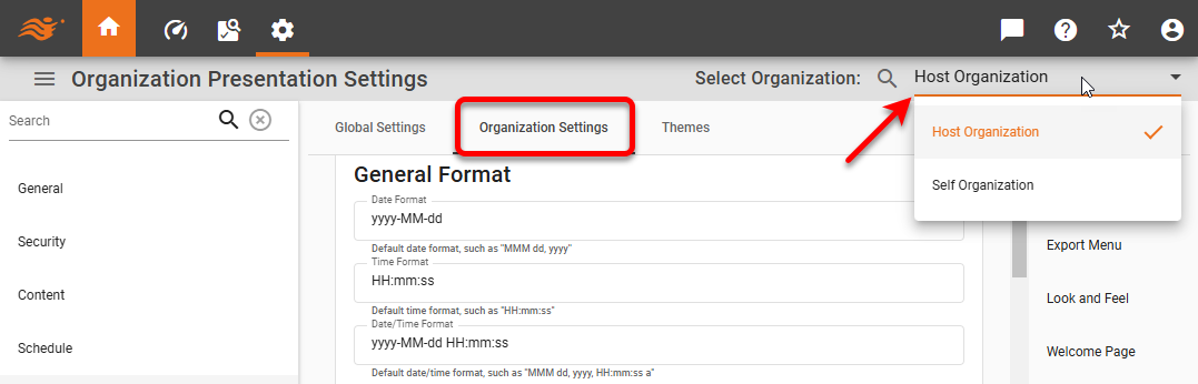 PresentationOrgSettings