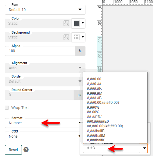 Format Number Custom Multiplier