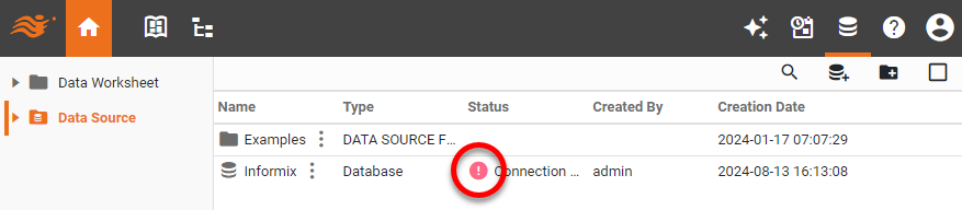 dataSourceInformix 3
