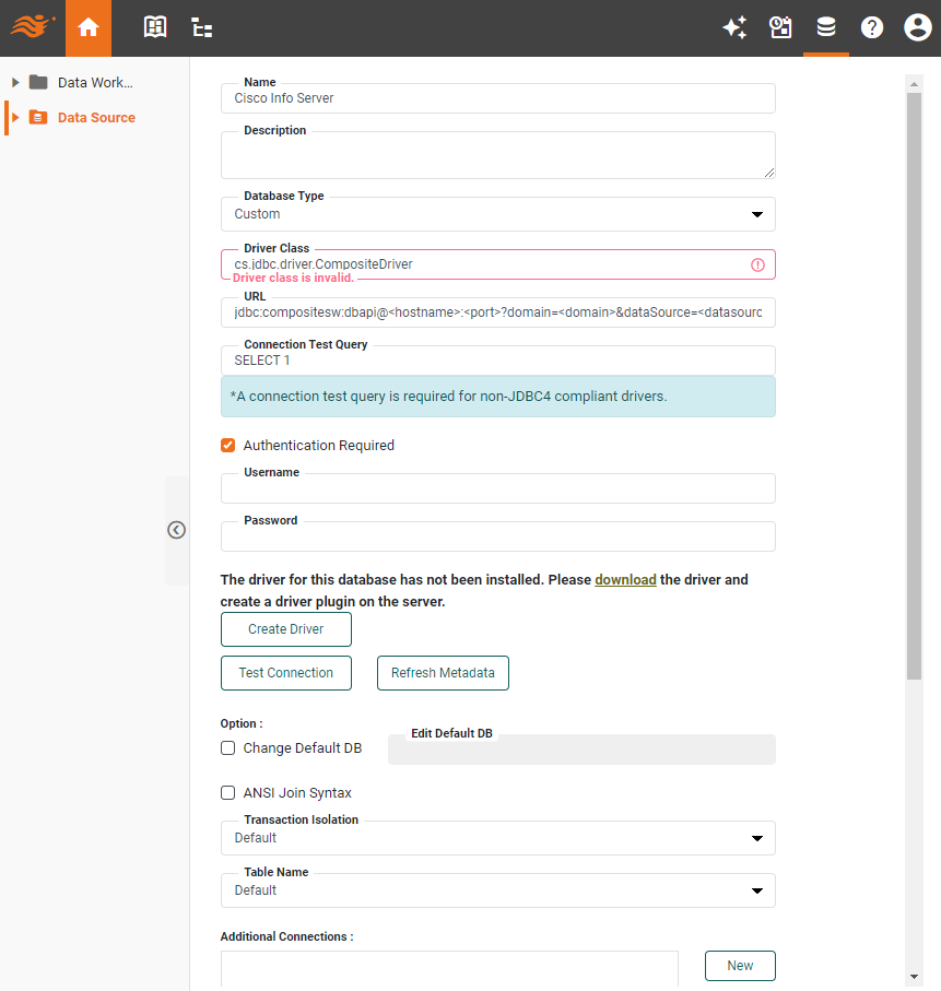 dataSourceNewCiscoInfoServer2