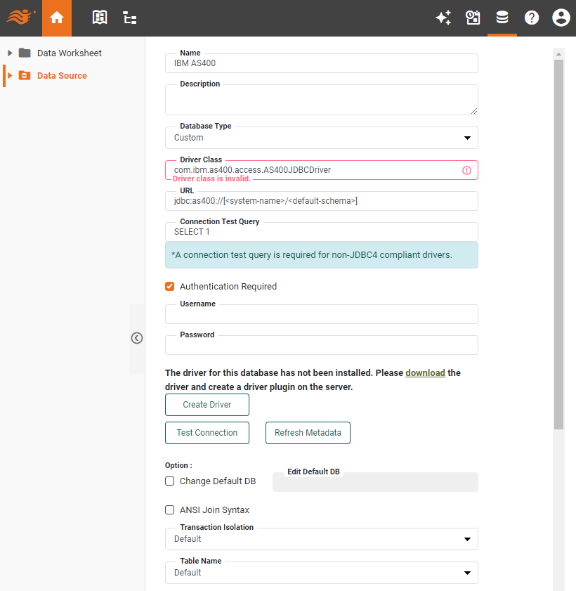 dataSourceNewIBMAS4002