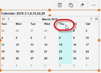 CalendarDaySelection