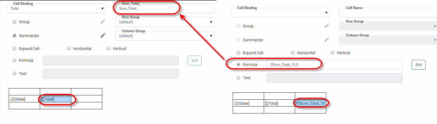 Freehand Table Cell Reference