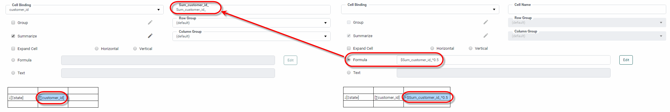Freehand Table Cell Reference 1