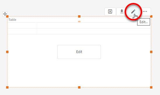 Freehand Table Edit Button