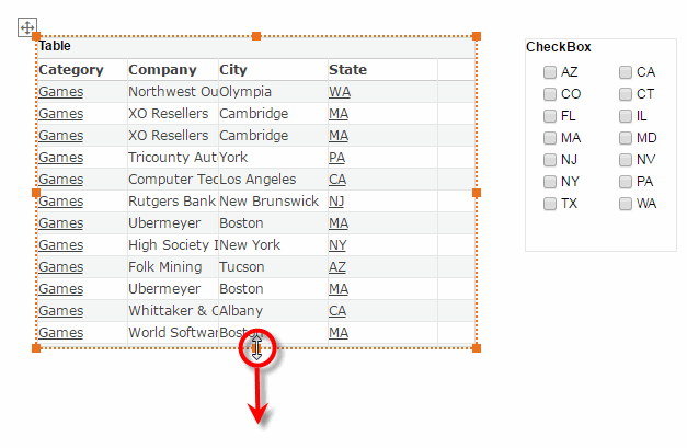 ParameterHighlightTableAndList