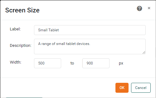 Screen Size Dialog 2