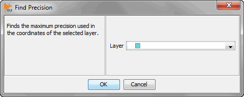 Find Precision dialog box in OpenJUMP