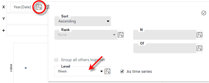 set Level to desired date grouping