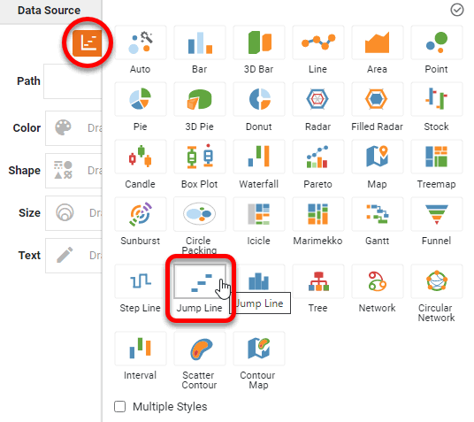 press Select Chart Style button