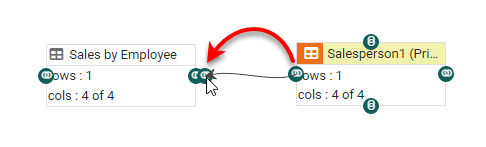 drag join handle from one data block onto join handle of the other