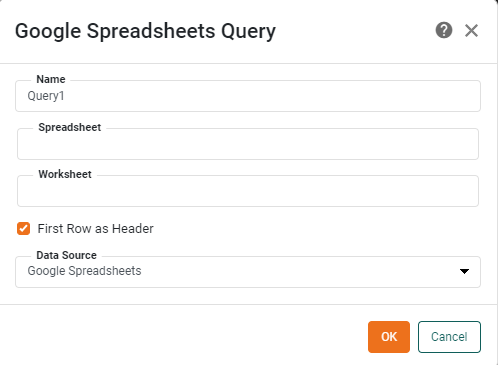 Spreadsheet and Worksheet menus with desired options chosen
