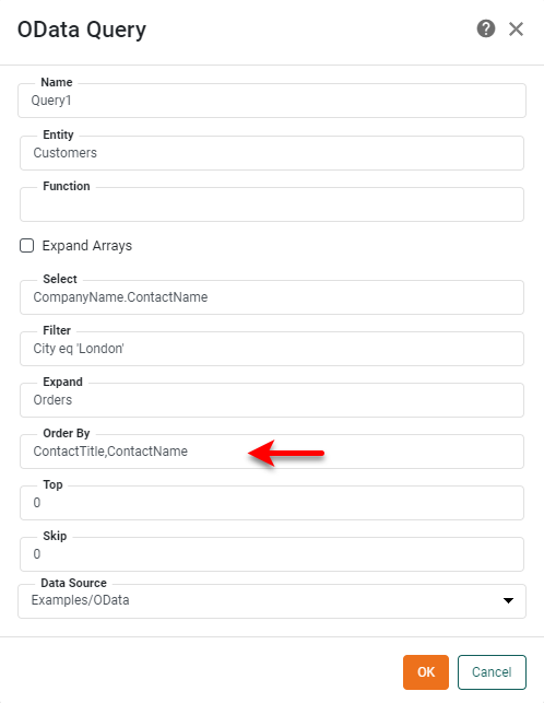 Order By field with comma-separated column list for sorting