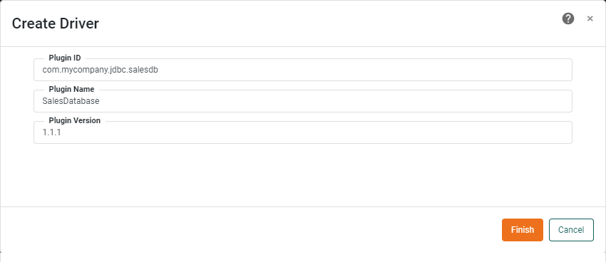 press Next and enter Plugin ID and name