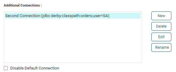 press OK to add new connection
