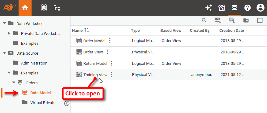 click physical view to open for editing