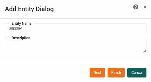 name new entity and press Next