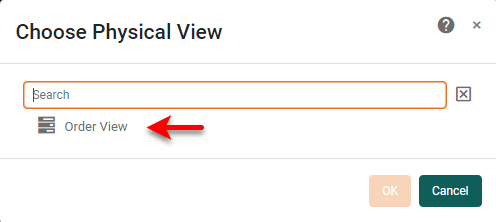 select physical view and press OK