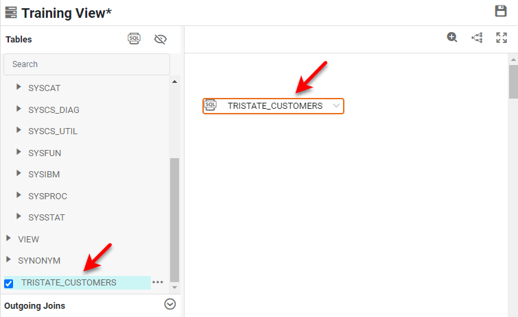 inline view added as new table