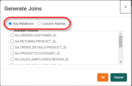 specify join construction method