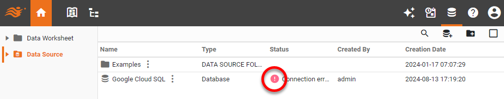 connection error icon