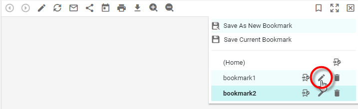 press Edit to open Bookmark Properties