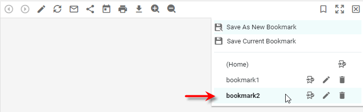 select bookmark to restore