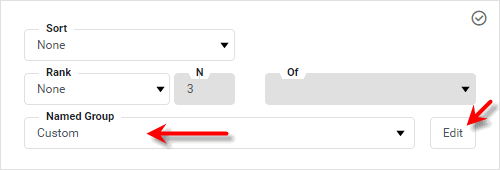 choose Custom from Named Group menu and press Edit