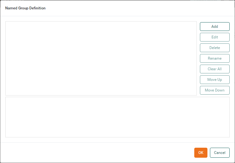 named group definition dialog box