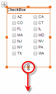 expand checkbox to show all state options