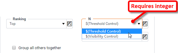 ranking property requires integer variable