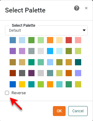 choose palette from select palette dialog