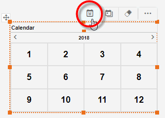 switch calendar to month view