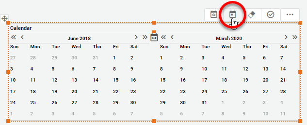 switch calendar to single-page view