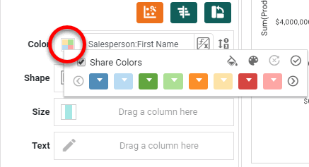 press edit button next to color field
