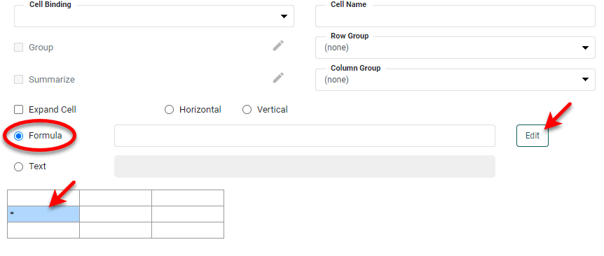 freehand table editor with Formula selected for second absolute reference walkthrough