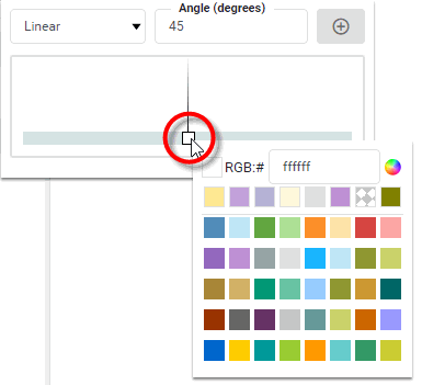 click color chip to select gradient color