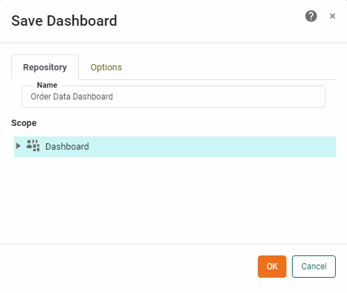 save dashboard to public location