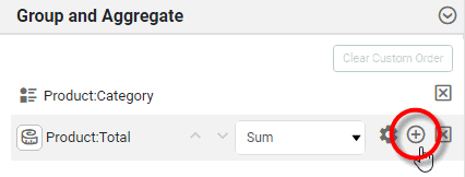press More to add aggregation method