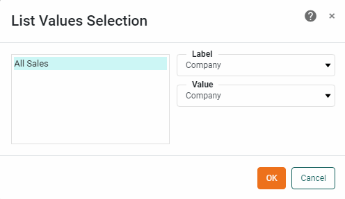 select query data block and label value fields